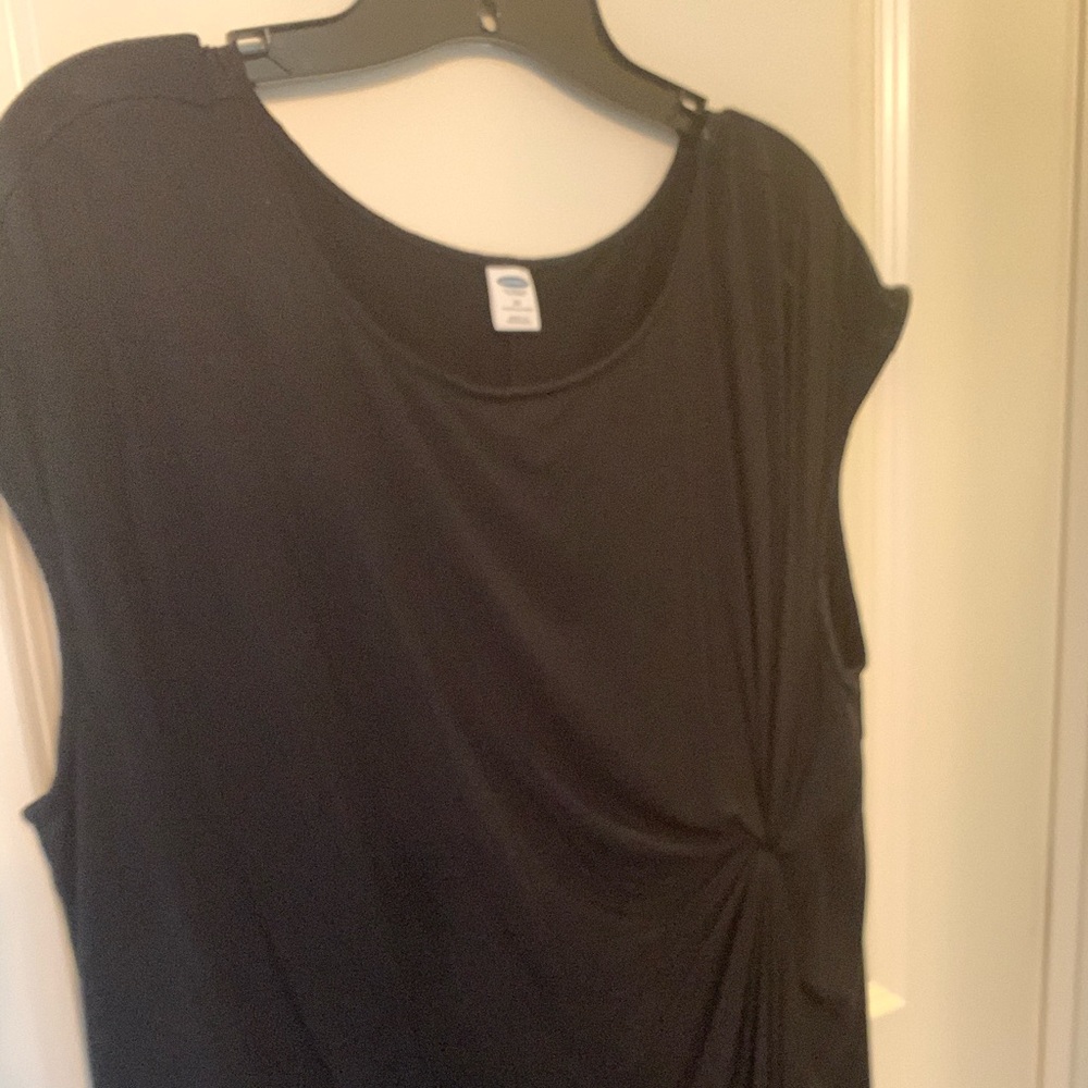 Black Short Sleeved Dress